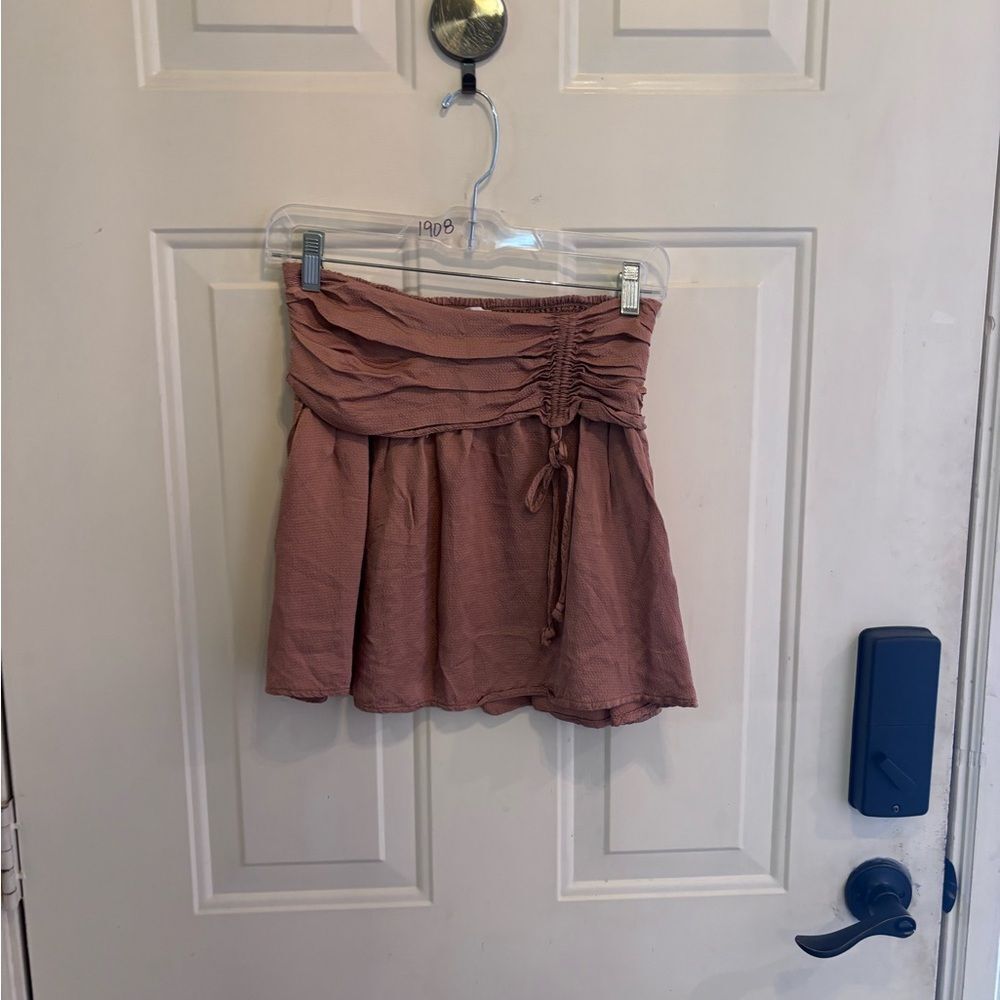 Aerie Tan Mini Skirt - Picture 4 of 8